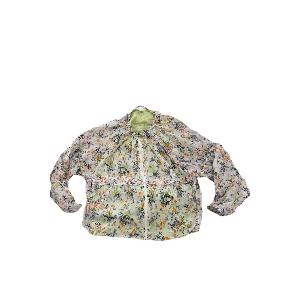 Stori 4 Rise Rain Jacket Sample In Bloom 2018 Zip Pockets Activewear size 10 H89
